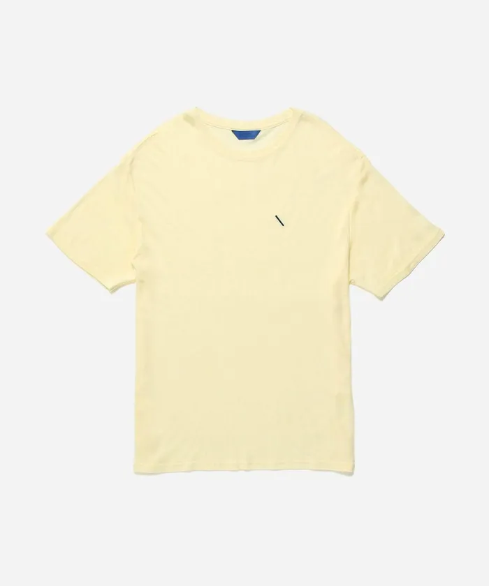 Men Saturdays NYC Tees Merino Jersey Standard SS Tee Frenchvanilla