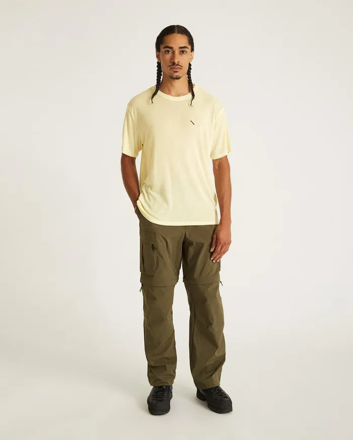 Men Saturdays NYC Tees Merino Jersey Standard SS Tee Frenchvanilla Men Saturdays NYC Tees Merino Jersey Standard SS Tee Frenchvanilla