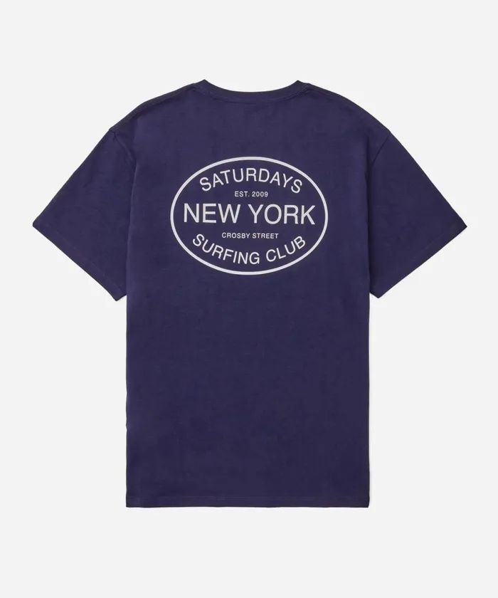 Men Saturdays NYC Tees Surfing Club Standard SS Tee Ocean
