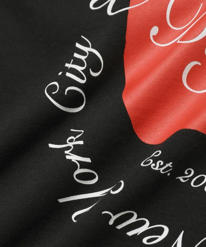 Men Saturdays NYC Tees The Big Apple Standard SS Tee Black Men Saturdays NYC Tees The Big Apple Standard SS Tee Black