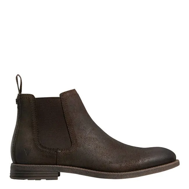 Men Saxon Brown Oil Suede Boots Windsor Smith Boots