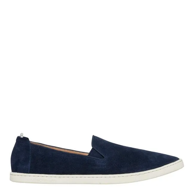 Men Scott Navy Suede Shoes Windsor Smith Shoes