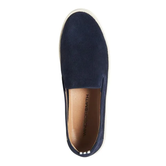Men Scott Navy Suede Shoes Windsor Smith Shoes