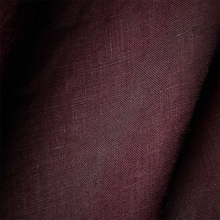Men Shirting James Perse Classic Linen Shirt Eggplant