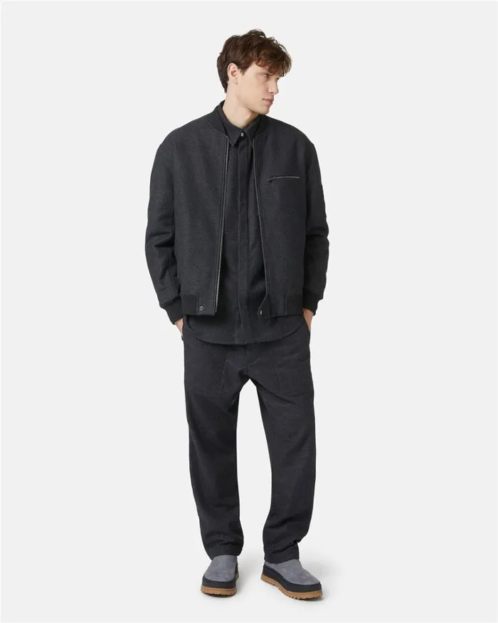 Men SHIRTS Iceberg Flannel Shirt With Technical Details Men SHIRTS Iceberg Flannel Shirt With Technical Details