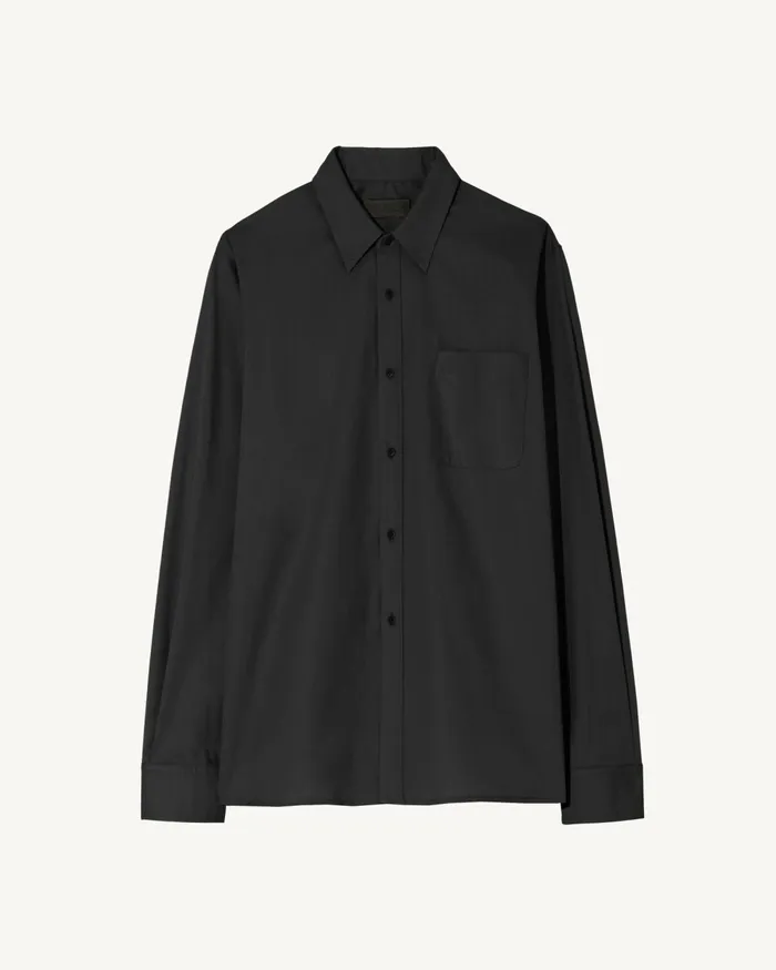 Men Shirts Nili Lotan FINN SHIRT Ivory