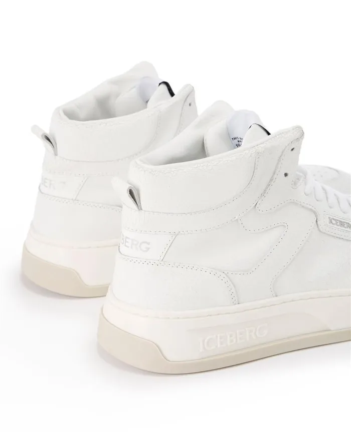Men Shoes Iceberg Oversized Sneakers Inspired By Vintage Basket Style Men Shoes Iceberg Oversized Sneakers Inspired By Vintage Basket Style