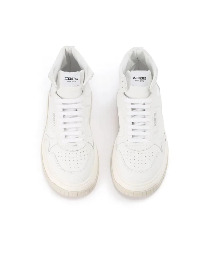 Men Shoes Iceberg Oversized Sneakers Inspired By Vintage Basket Style Men Shoes Iceberg Oversized Sneakers Inspired By Vintage Basket Style
