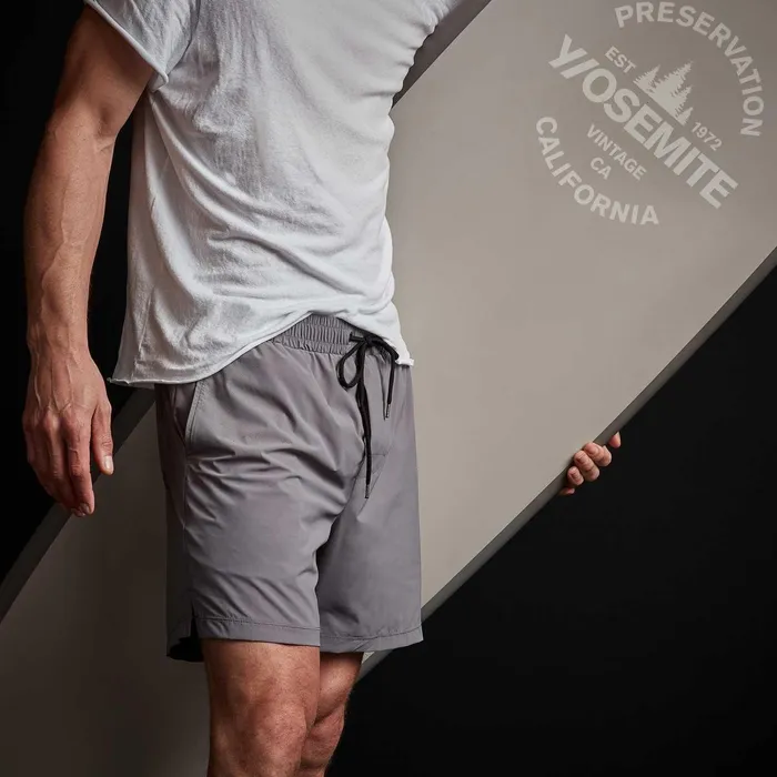 Men Shorts James Perse Split Hem Board Short Dusk