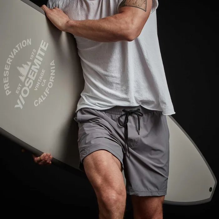 Men Shorts James Perse Split Hem Board Short Dusk