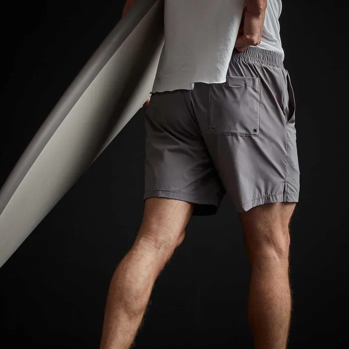 Men Shorts James Perse Split Hem Board Short Dusk