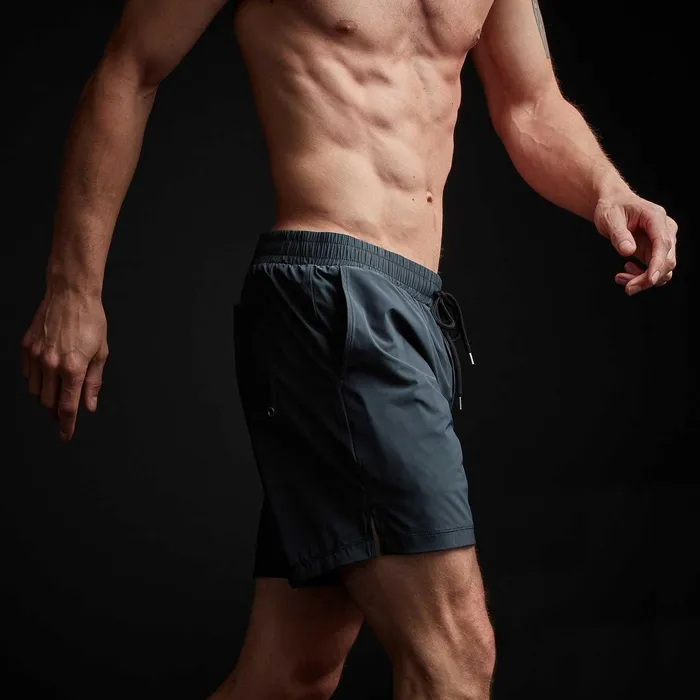 Men Shorts James Perse Split Hem Board Short Laurel