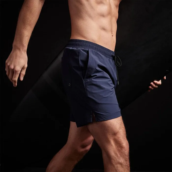 Men Shorts James Perse Split Hem Board Short True Navy