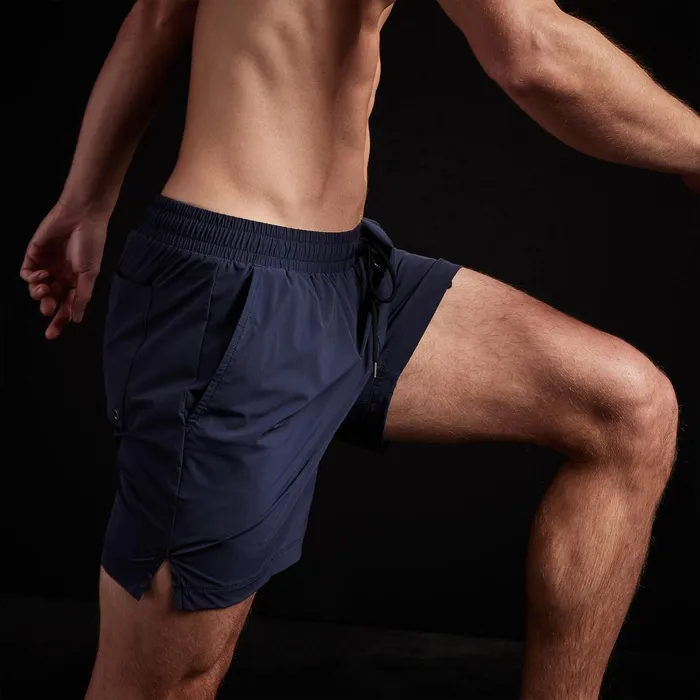 Men Shorts James Perse Split Hem Board Short True Navy