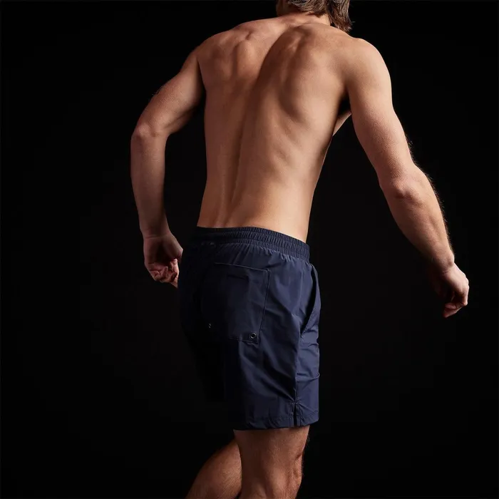 Men Shorts James Perse Split Hem Board Short True Navy