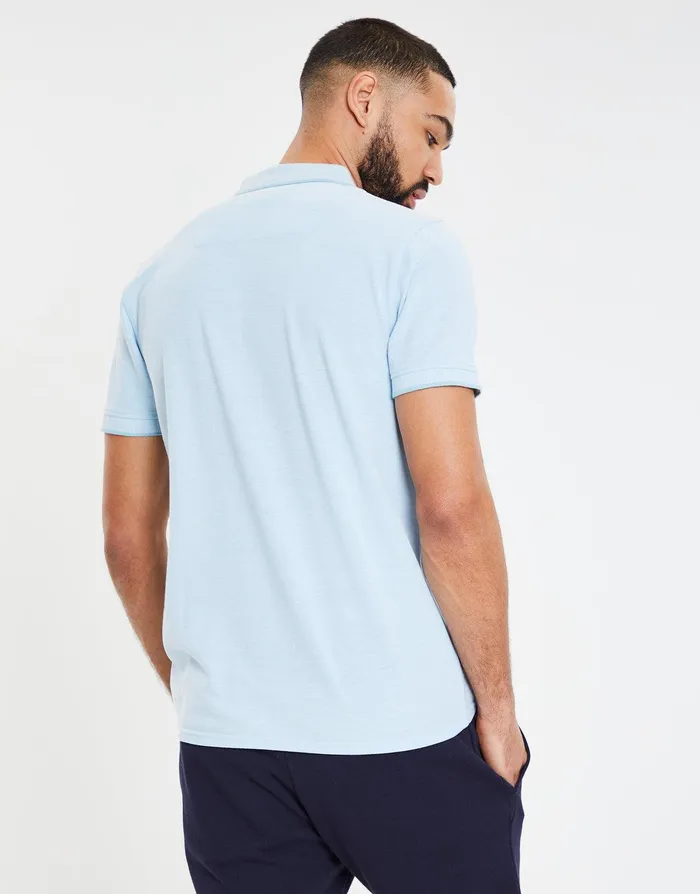 Men Sky Blue Pique Classic Polo Shirt Sky Blue Threadbare Polo Shirts Men Sky Blue Pique Classic Polo Shirt Sky Blue Threadbare Polo Shirts