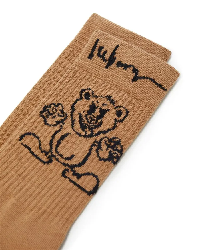 Men SOCKS Iceberg Cotton Sock With Bear Logo And Graphics Men SOCKS Iceberg Cotton Sock With Bear Logo And Graphics