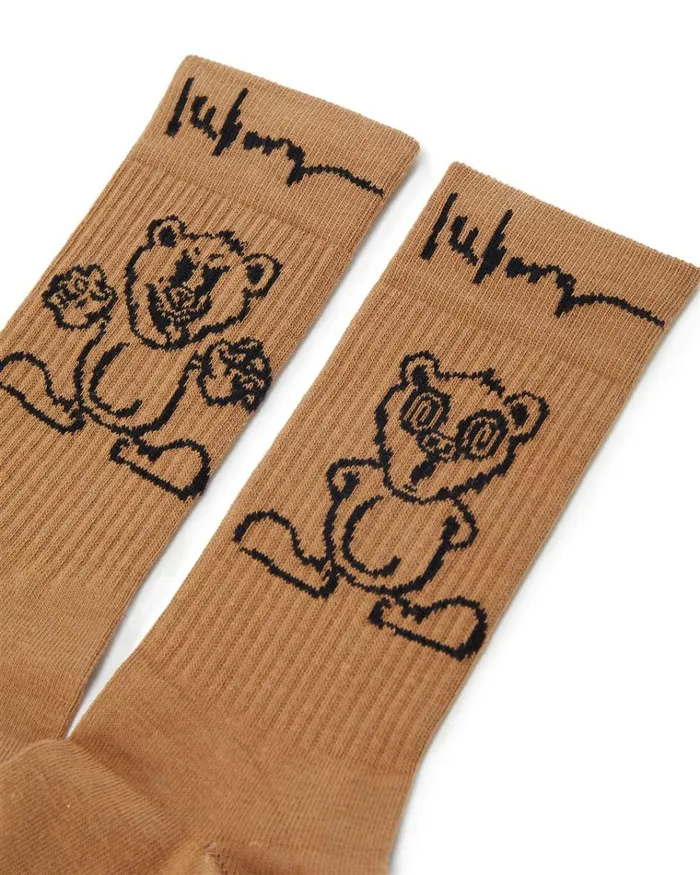 Men SOCKS Iceberg Cotton Sock With Bear Logo And Graphics Men SOCKS Iceberg Cotton Sock With Bear Logo And Graphics