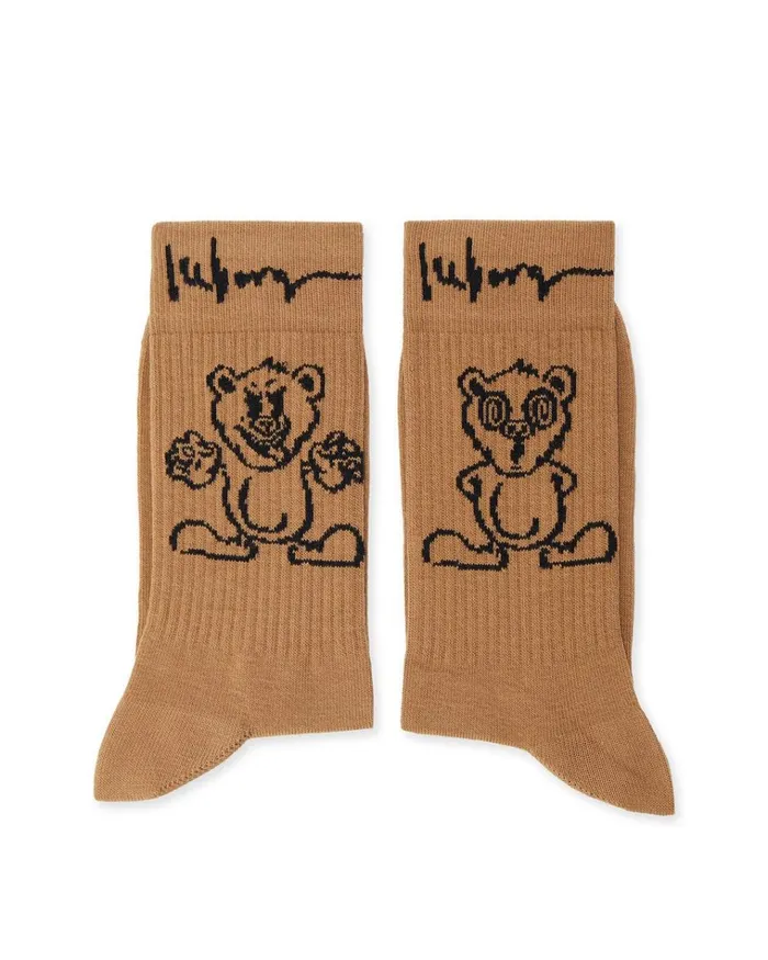 Men SOCKS Iceberg Cotton Sock With Bear Logo And Graphics Men SOCKS Iceberg Cotton Sock With Bear Logo And Graphics