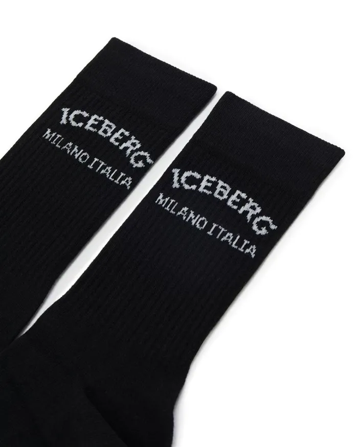 Men SOCKS Iceberg Cotton Socks With Logo Men SOCKS Iceberg Cotton Socks With Logo