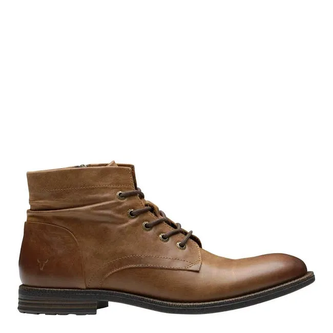 Men Stephan Tan Leather Boots Windsor Smith Boots