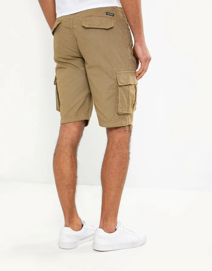 Men Stone Cargo Shorts Stone Threadbare Shorts Men Stone Cargo Shorts Stone Threadbare Shorts