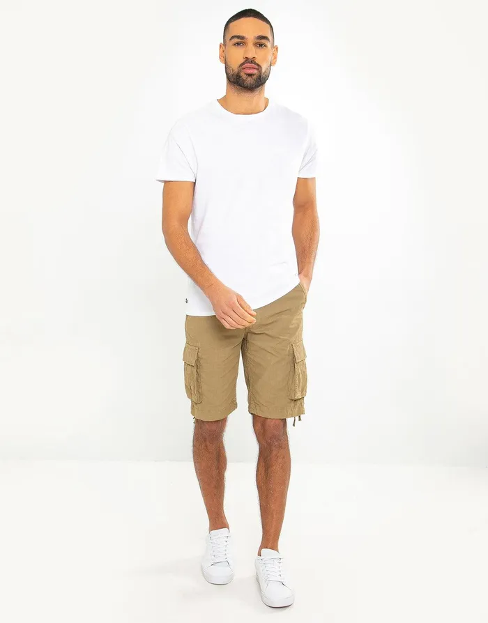 Men Stone Cargo Shorts Stone Threadbare Shorts Men Stone Cargo Shorts Stone Threadbare Shorts