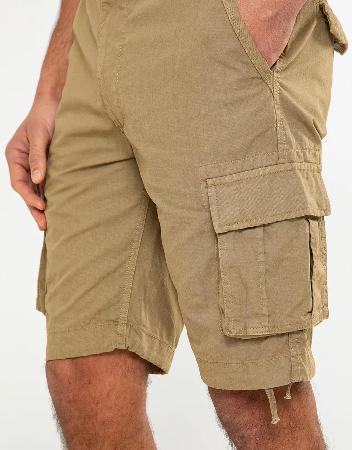 Men Stone Cargo Shorts Stone Threadbare Shorts Men Stone Cargo Shorts Stone Threadbare Shorts