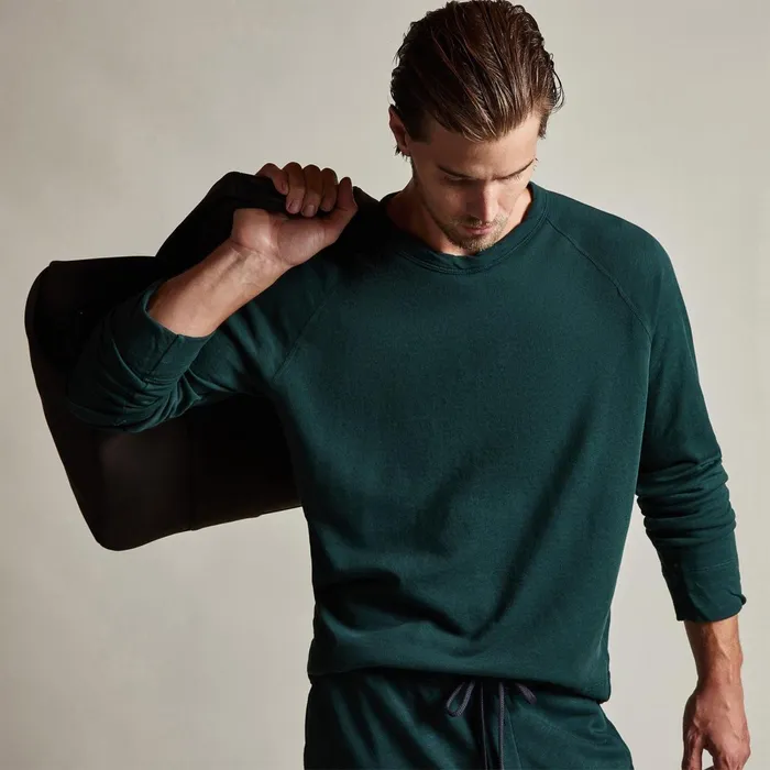 Men Sweat TopsBottoms James Perse Vintage French Terry Sweatshirt Canopy Pigment