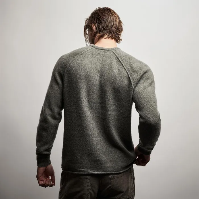 Men Sweaters James Perse Mid Gauge Cashmere Sweatshirt Jungle