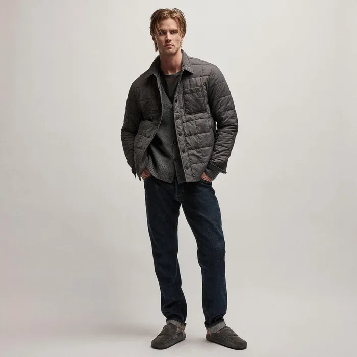 Men Sweaters James Perse Recycled Cashmere Cardigan Flannel