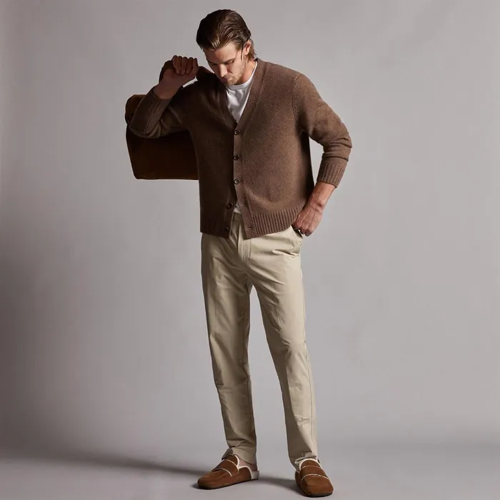 Men Sweaters James Perse Recycled Cashmere Cardigan Fox