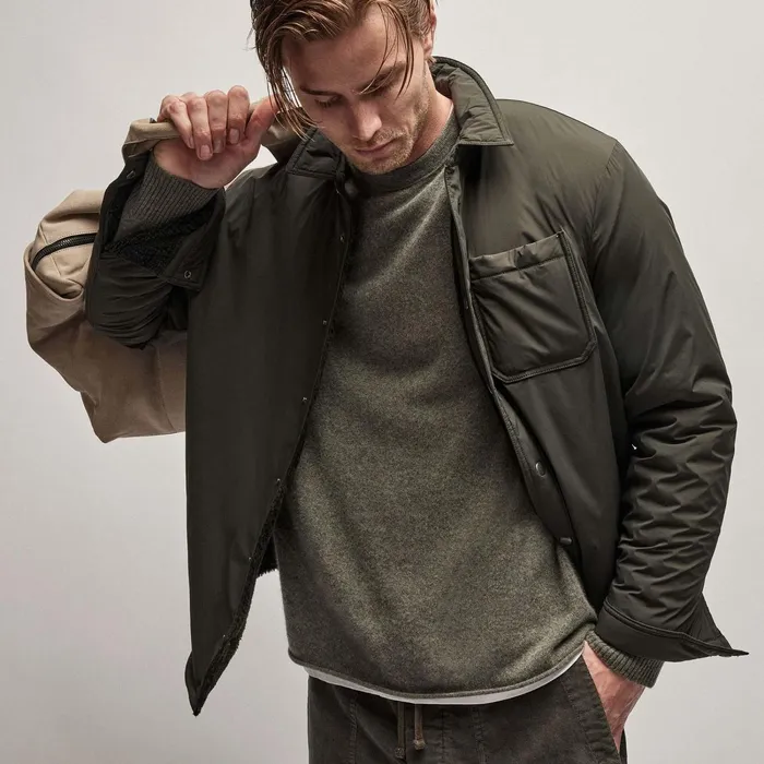 Men Sweaters James Perse Recycled Cashmere Raglan Highland