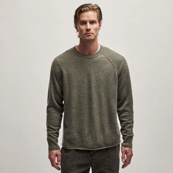 Men Sweaters James Perse Recycled Cashmere Raglan Highland