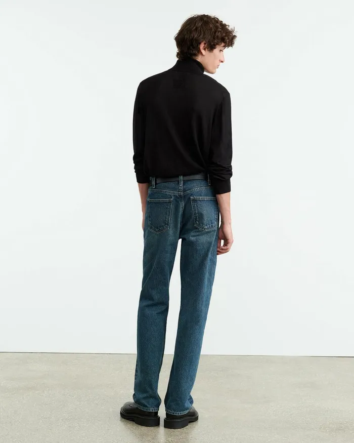 Men Sweaters Nili Lotan ASHER SWEATER Black