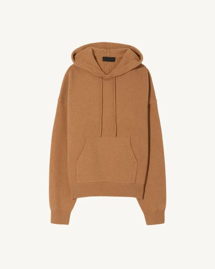Men Sweaters Nili Lotan DAGEN HOODIE Charcoal
