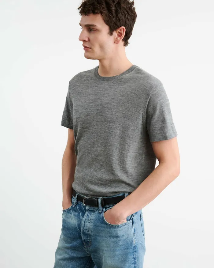 Men Sweaters Nili Lotan DRAVEN SWEATER Black