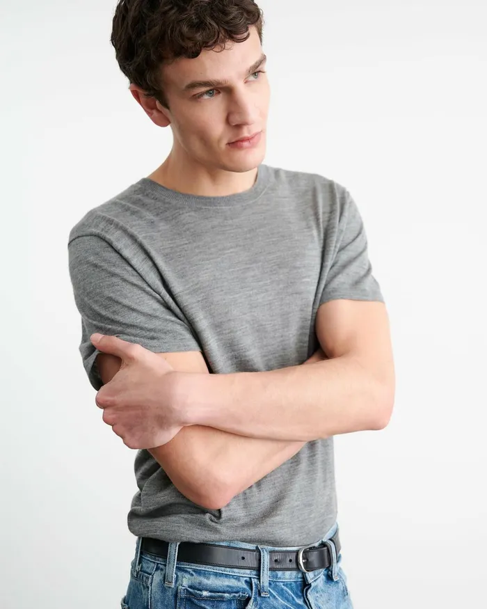 Men Sweaters Nili Lotan DRAVEN SWEATER Black