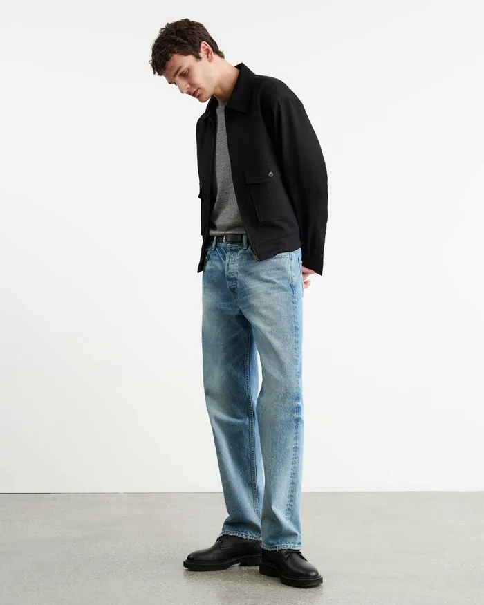 Men Sweaters Nili Lotan DRAVEN SWEATER Black