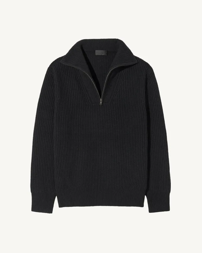 Men Sweaters Nili Lotan HESTON SWEATER Tan