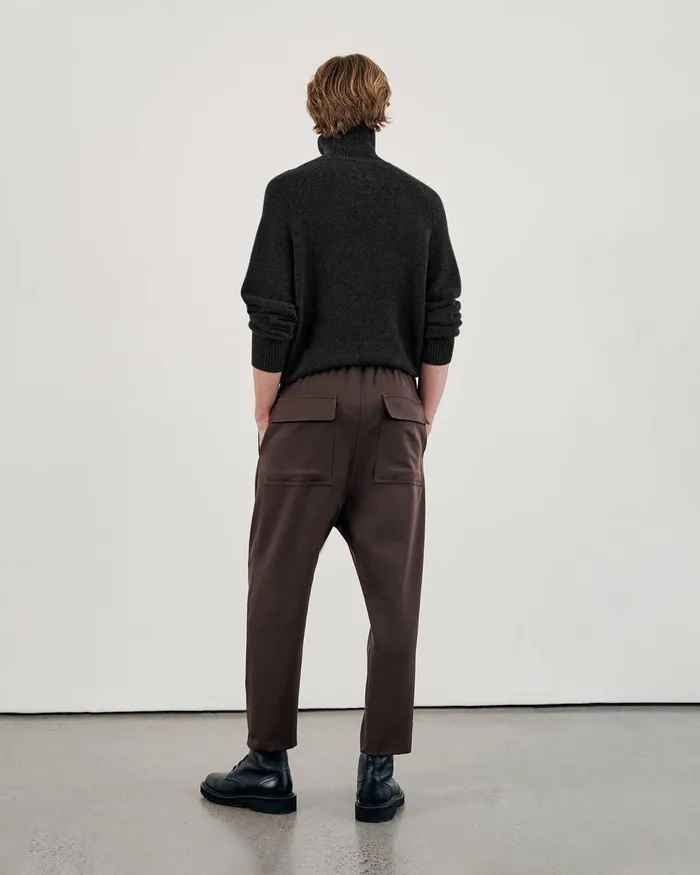 Men Sweaters Nili Lotan LANDAL CASHMERE SWEATER Black
