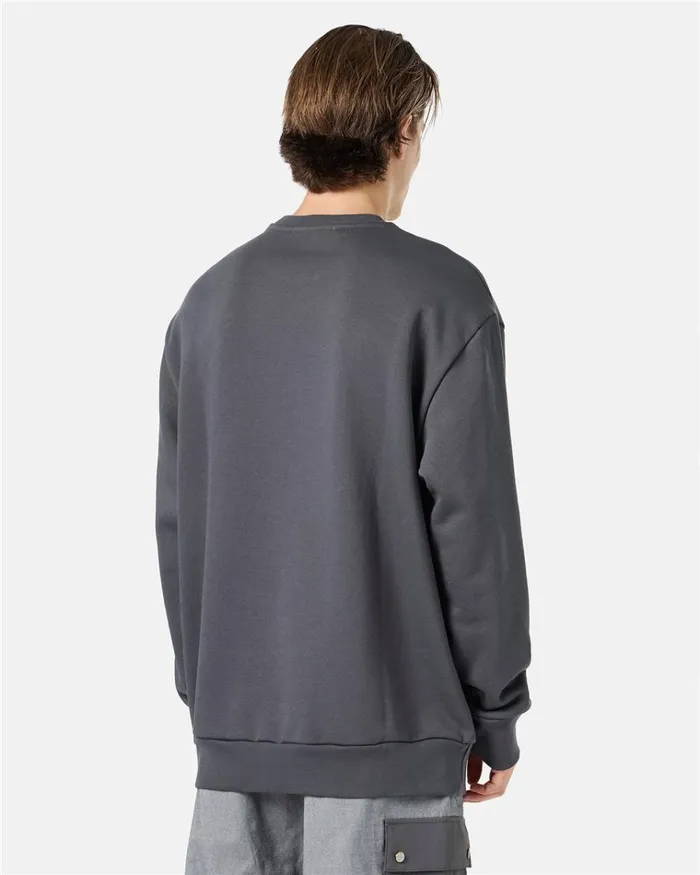 Men SWEATSHIRTS Iceberg Anthracite Overfit Sweatshirt Men SWEATSHIRTS Iceberg Anthracite Overfit Sweatshirt