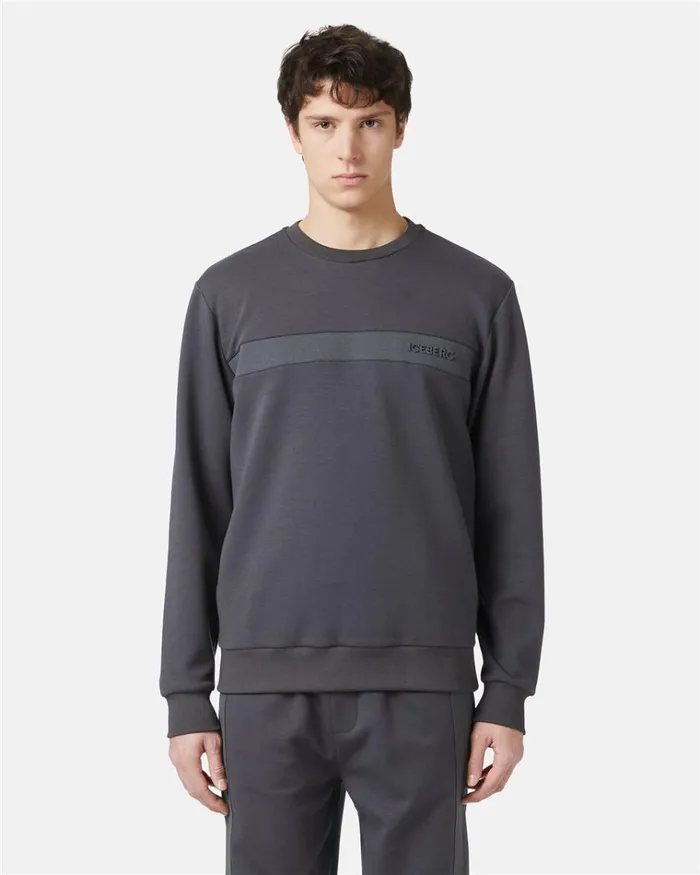 Men SWEATSHIRTS Iceberg Crewneck Sweatshirt With Logo