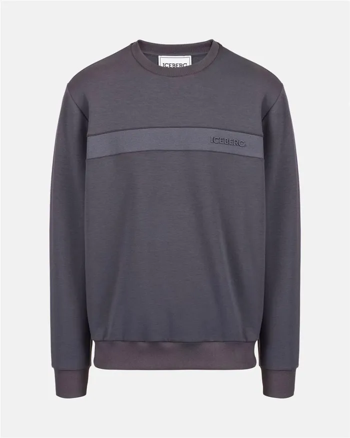 Men SWEATSHIRTS Iceberg Crewneck Sweatshirt With Logo