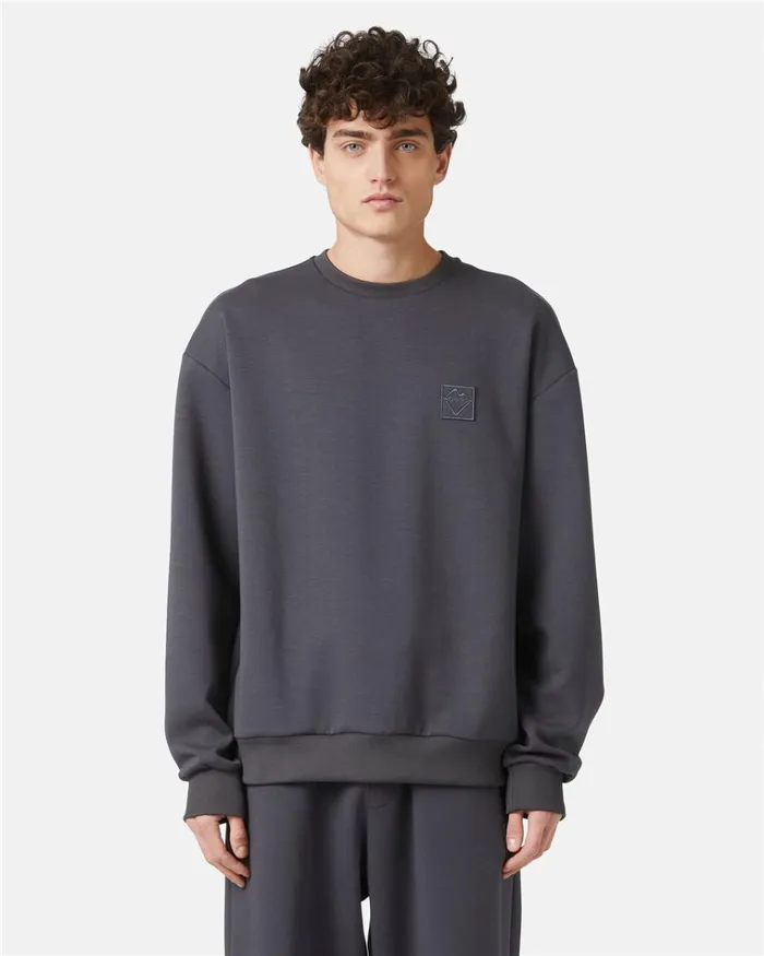 Men SWEATSHIRTS Iceberg Sweatshirt In Technical Fabric