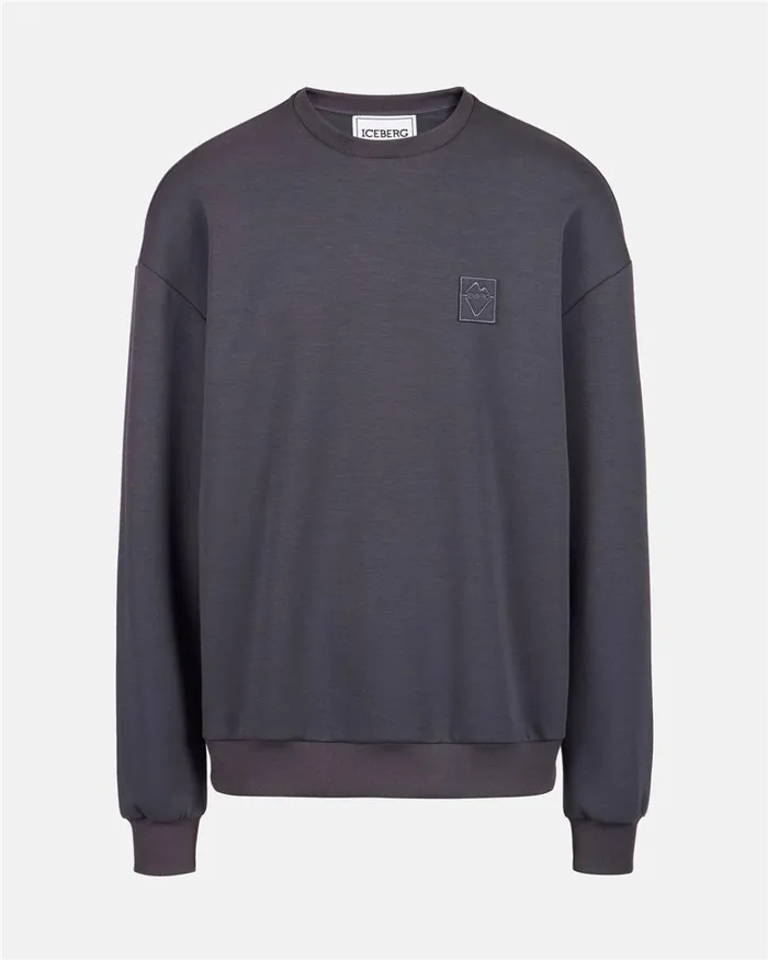 Men SWEATSHIRTS Iceberg Sweatshirt In Technical Fabric Men SWEATSHIRTS Iceberg Sweatshirt In Technical Fabric