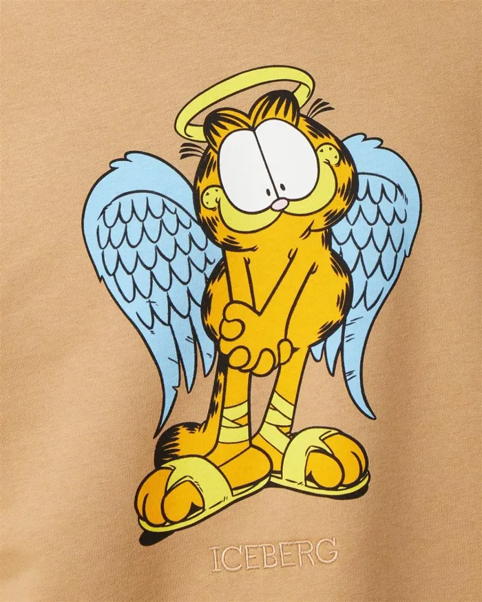 Men SWEATSHIRTS Iceberg Sweatshirt With Garfield Design