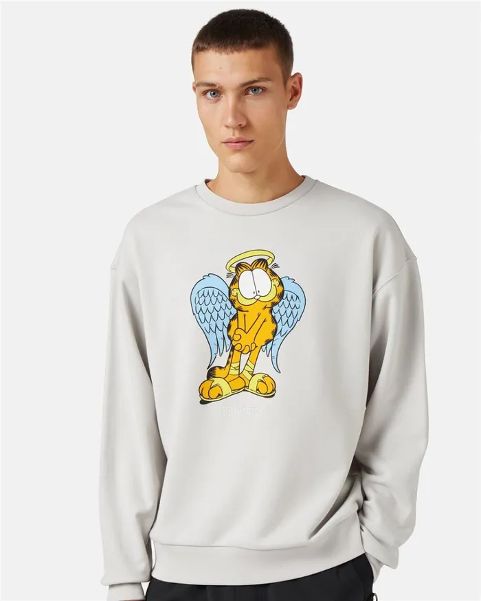 Men SWEATSHIRTS Iceberg Sweatshirt With Garfield Design