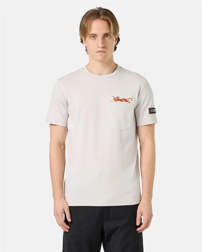 Men TSHIRTS AND POLO Iceberg Sustainable Cotton Tshirt With Yogi Bear
