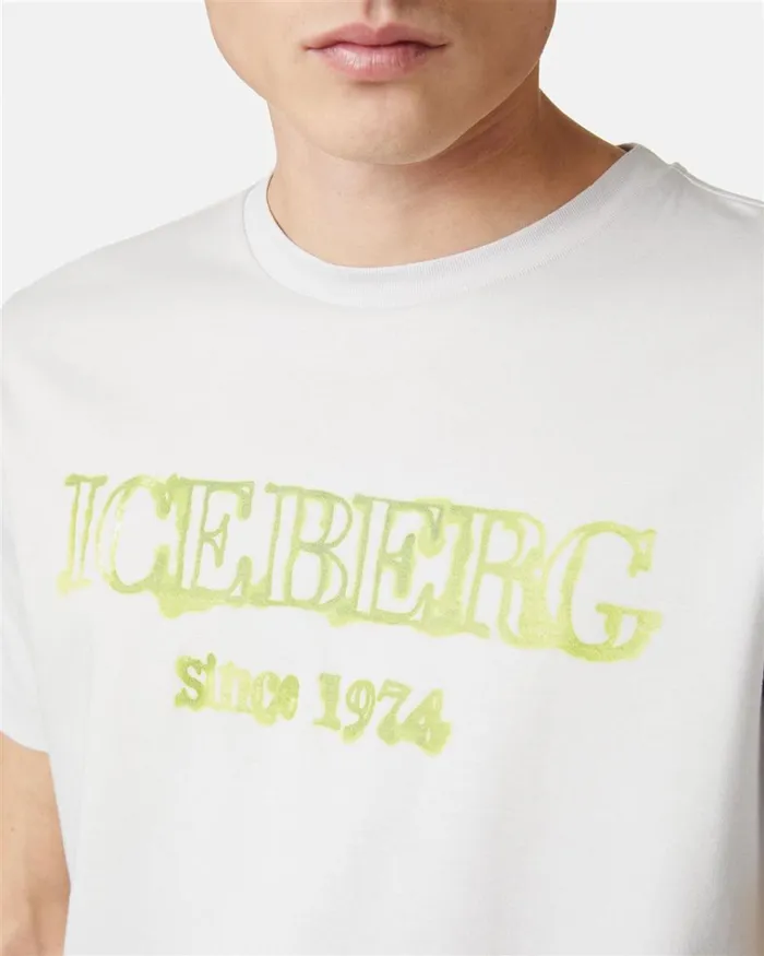Men TSHIRTS AND POLO Iceberg Tshirt With Iceberg Logo Men TSHIRTS AND POLO Iceberg Tshirt With Iceberg Logo